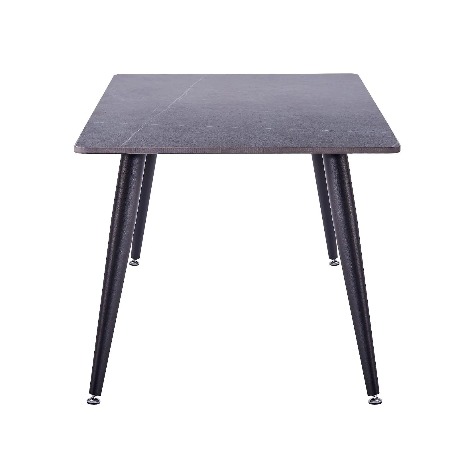 Mendy Grey Sintered Stone Coffee Table with Metal Legs by Criterion™