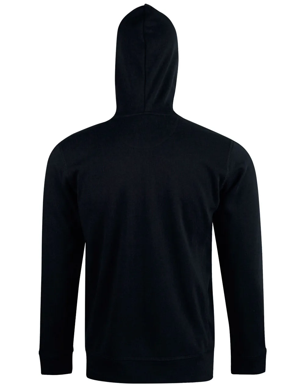 Men's Full Zip Contrast Fleecy Hoodie - FL17