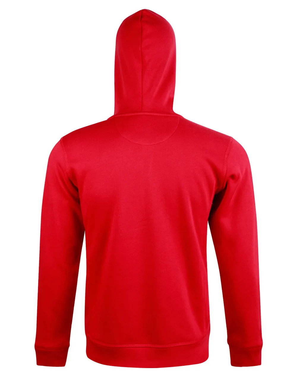 Men's Full Zip Contrast Fleecy Hoodie - FL17