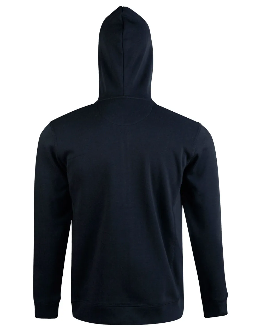 Men's Full Zip Contrast Fleecy Hoodie - FL17