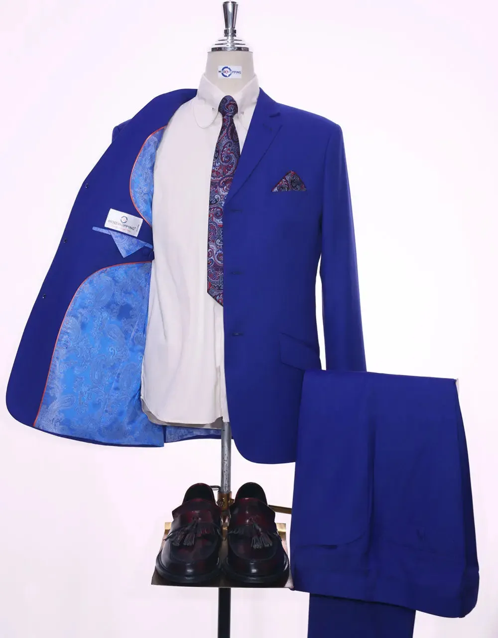 Mod Suit | 60s Style Royal Blue Suit for Men