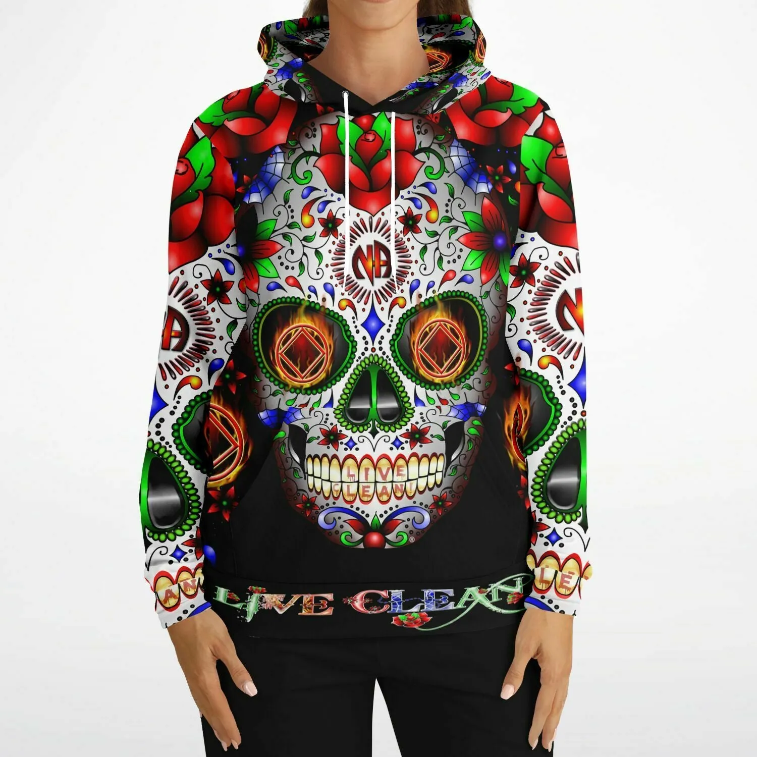 NA Sugar Skull AOP Hoodie