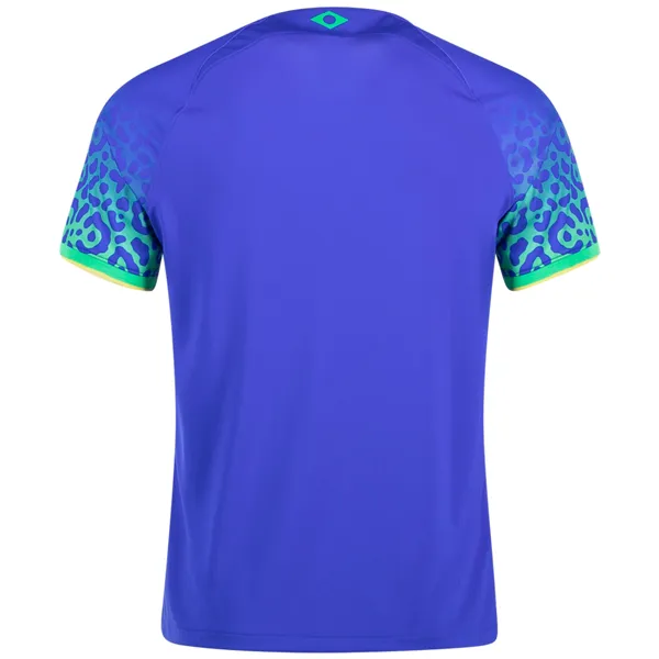 Nike Brazil Away Jersey 22/23 (Paramount Blue/Green Spark)