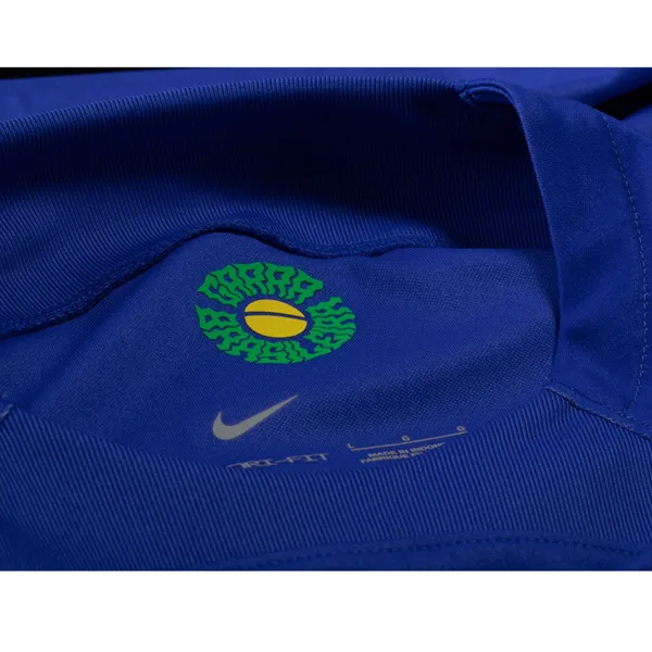 Nike Brazil Away Jersey 22/23 (Paramount Blue/Green Spark)