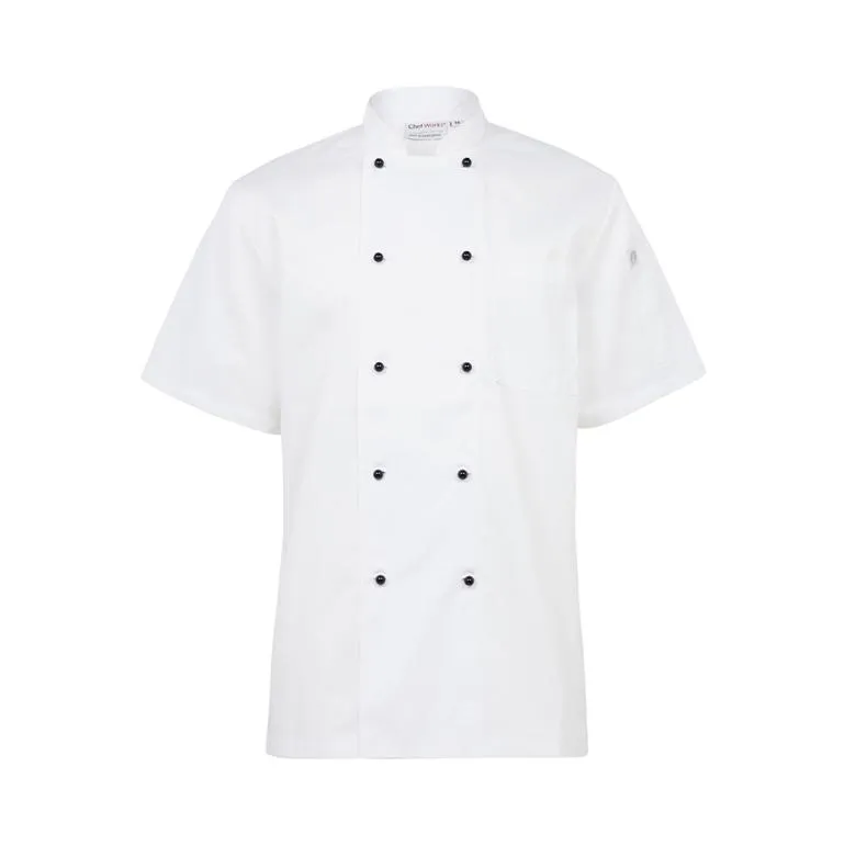 NNT Uniforms Chef Jacket Ss Macquarie (CATP5J)