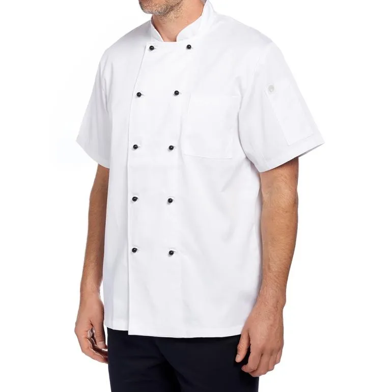 NNT Uniforms Chef Jacket Ss Macquarie (CATP5J)