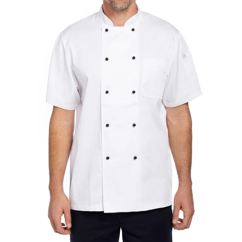 NNT Uniforms Chef Jacket Ss Macquarie (CATP5J)