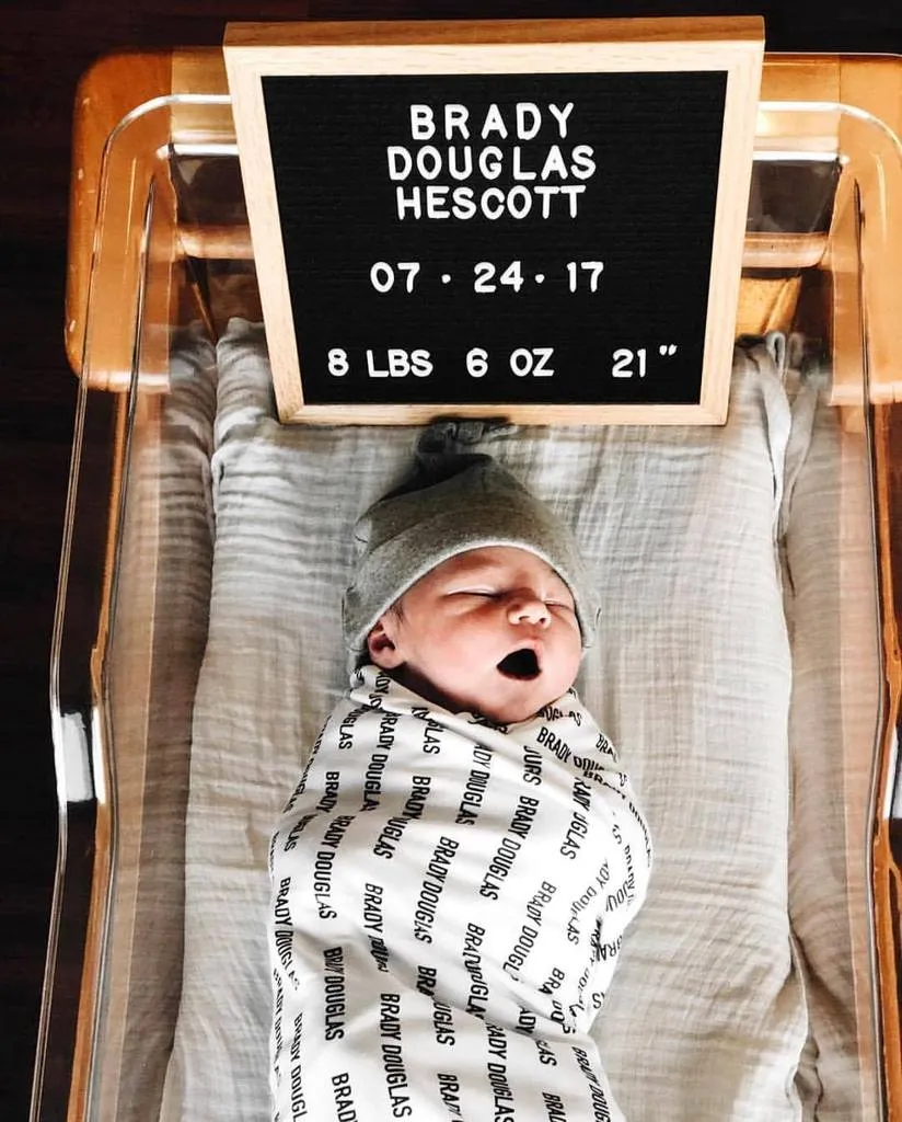 Organic Personalized Swaddle Blanket