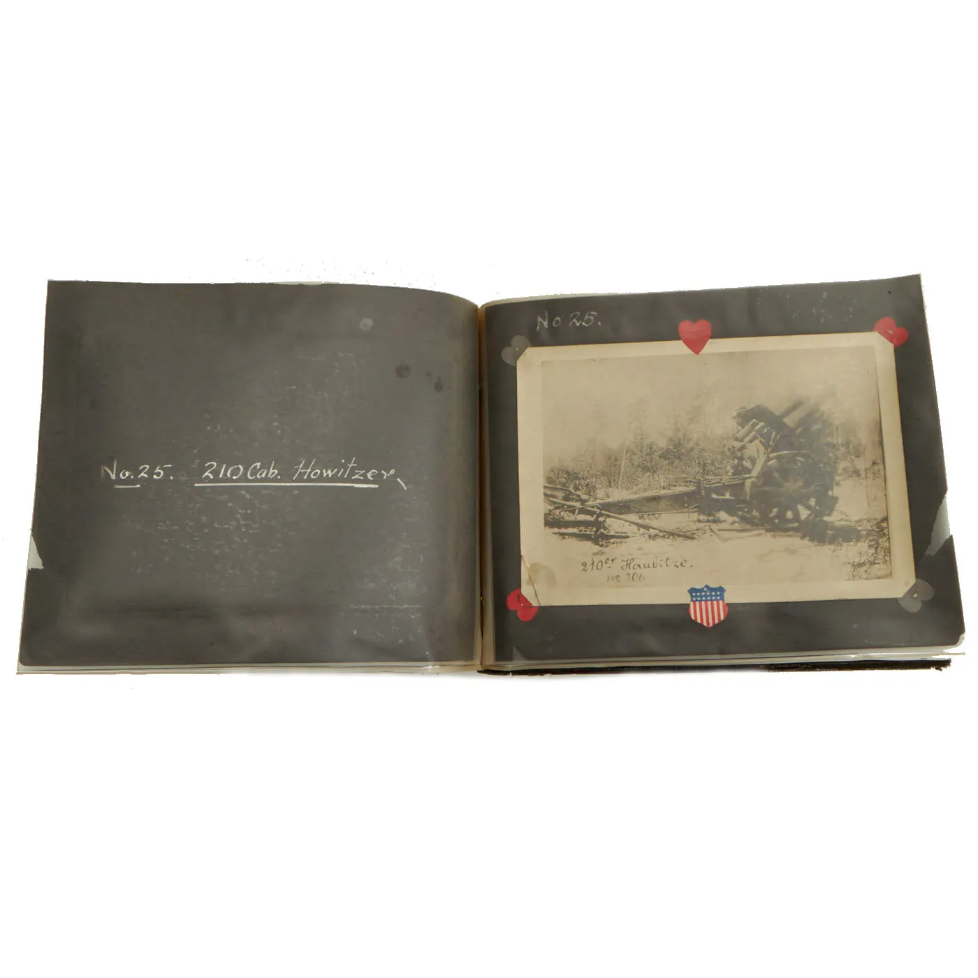 Original German WWI Photo Album Captured By US Army 4th Engineer Battalion During The Meuse-Argonne Offensive