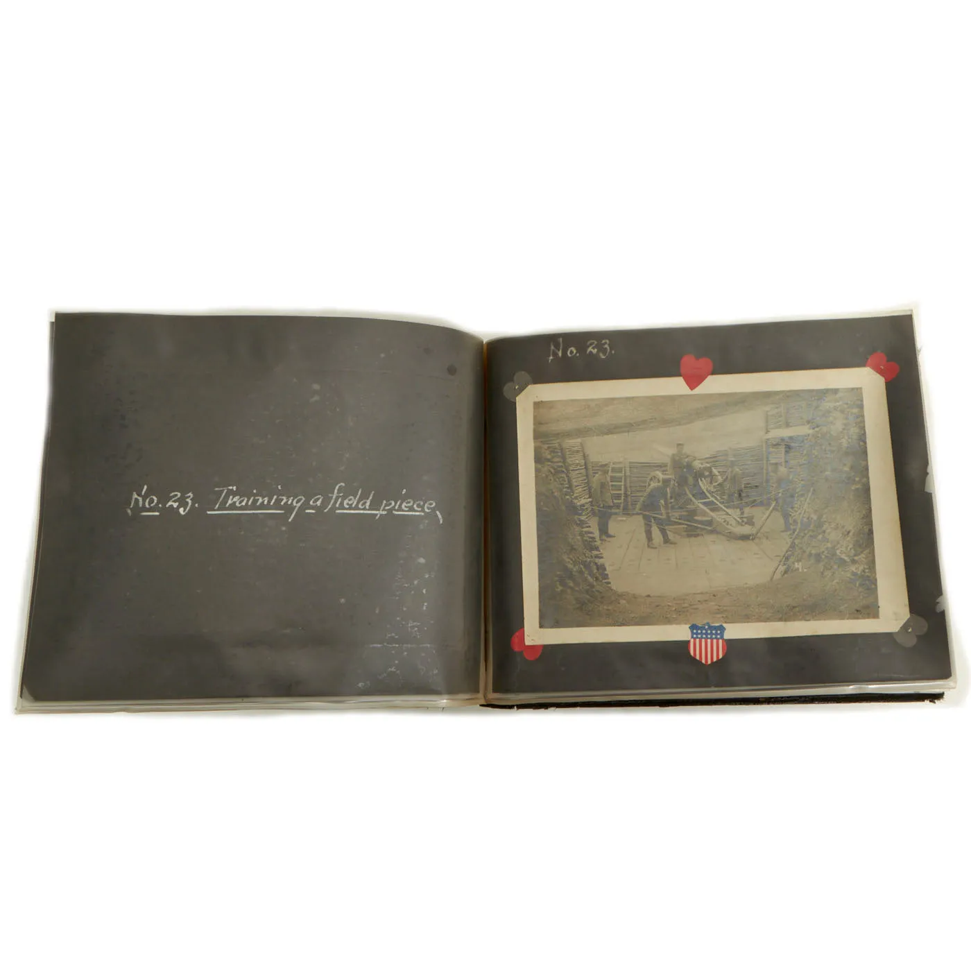 Original German WWI Photo Album Captured By US Army 4th Engineer Battalion During The Meuse-Argonne Offensive