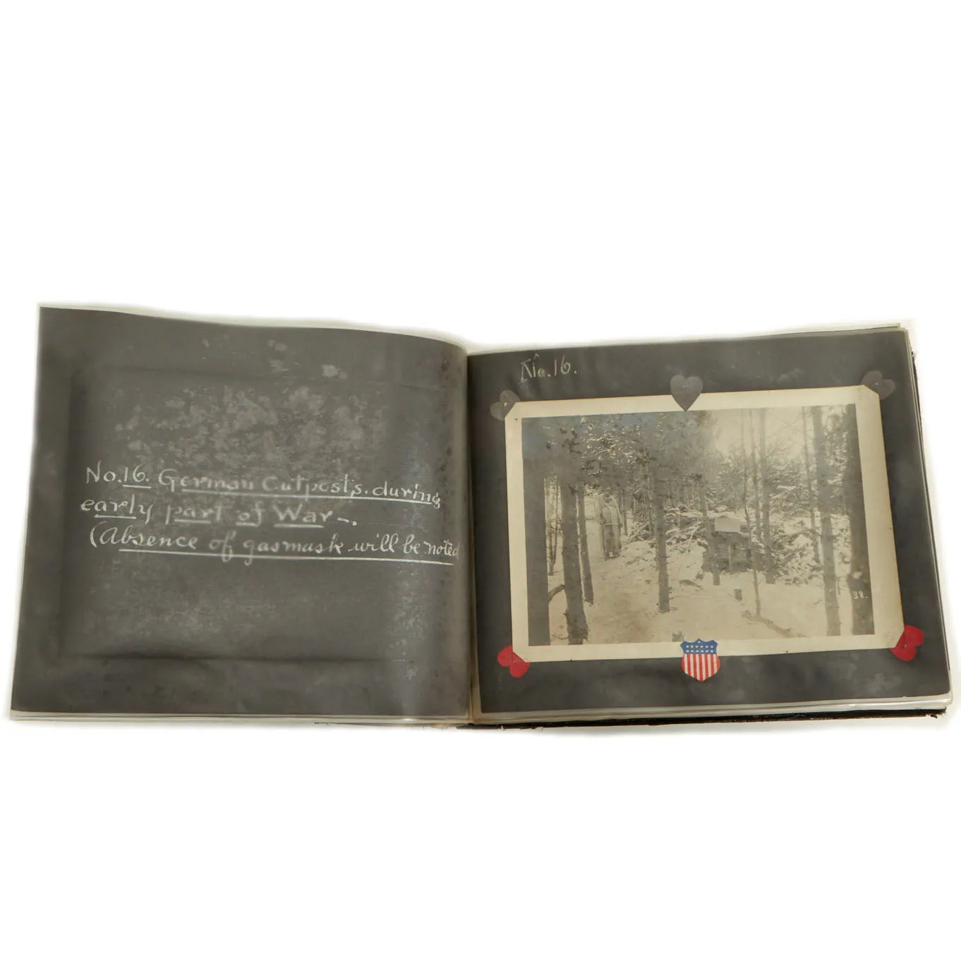 Original German WWI Photo Album Captured By US Army 4th Engineer Battalion During The Meuse-Argonne Offensive