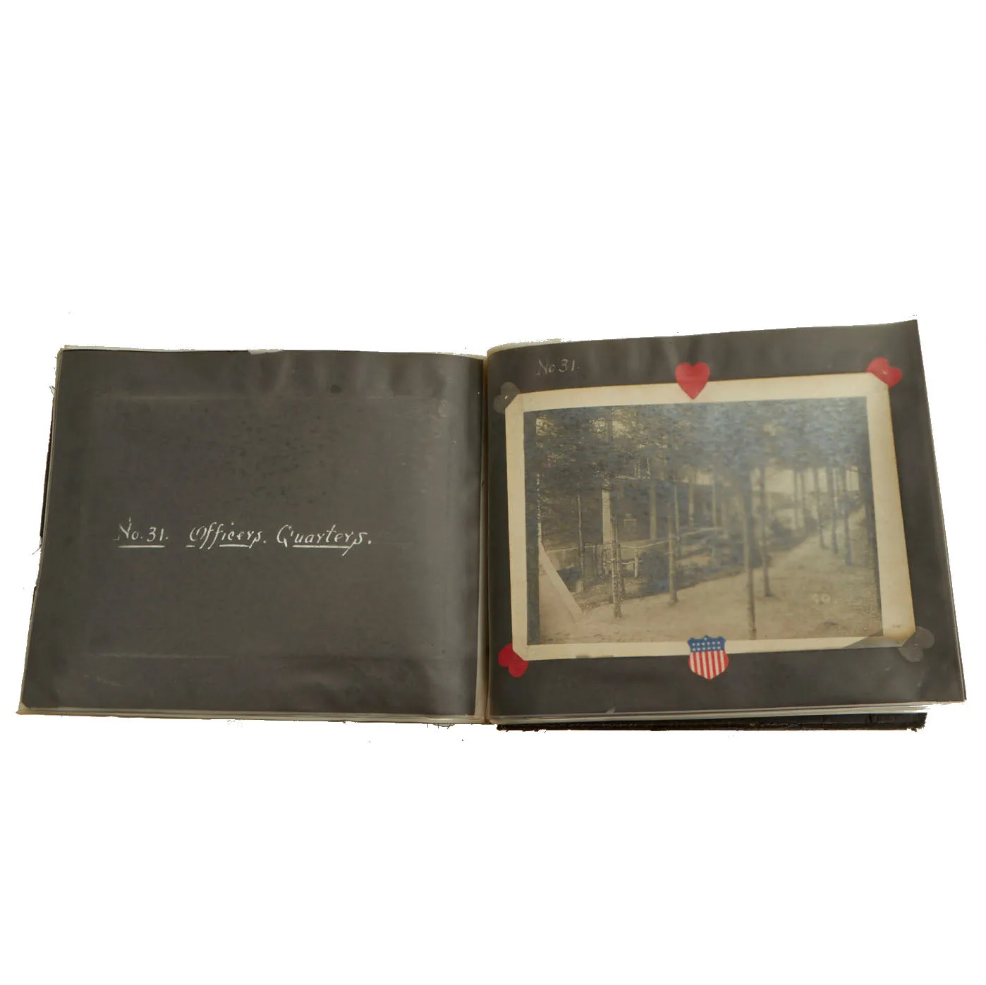 Original German WWI Photo Album Captured By US Army 4th Engineer Battalion During The Meuse-Argonne Offensive