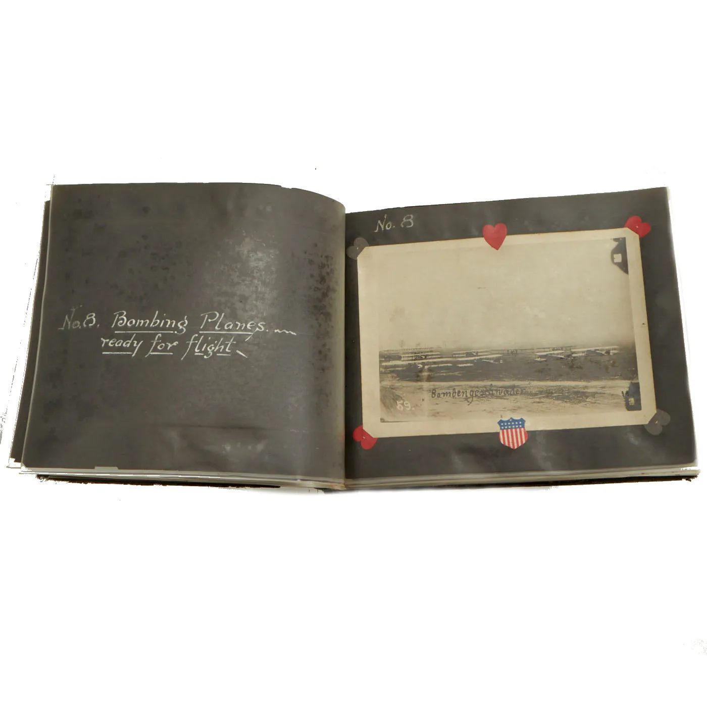 Original German WWI Photo Album Captured By US Army 4th Engineer Battalion During The Meuse-Argonne Offensive