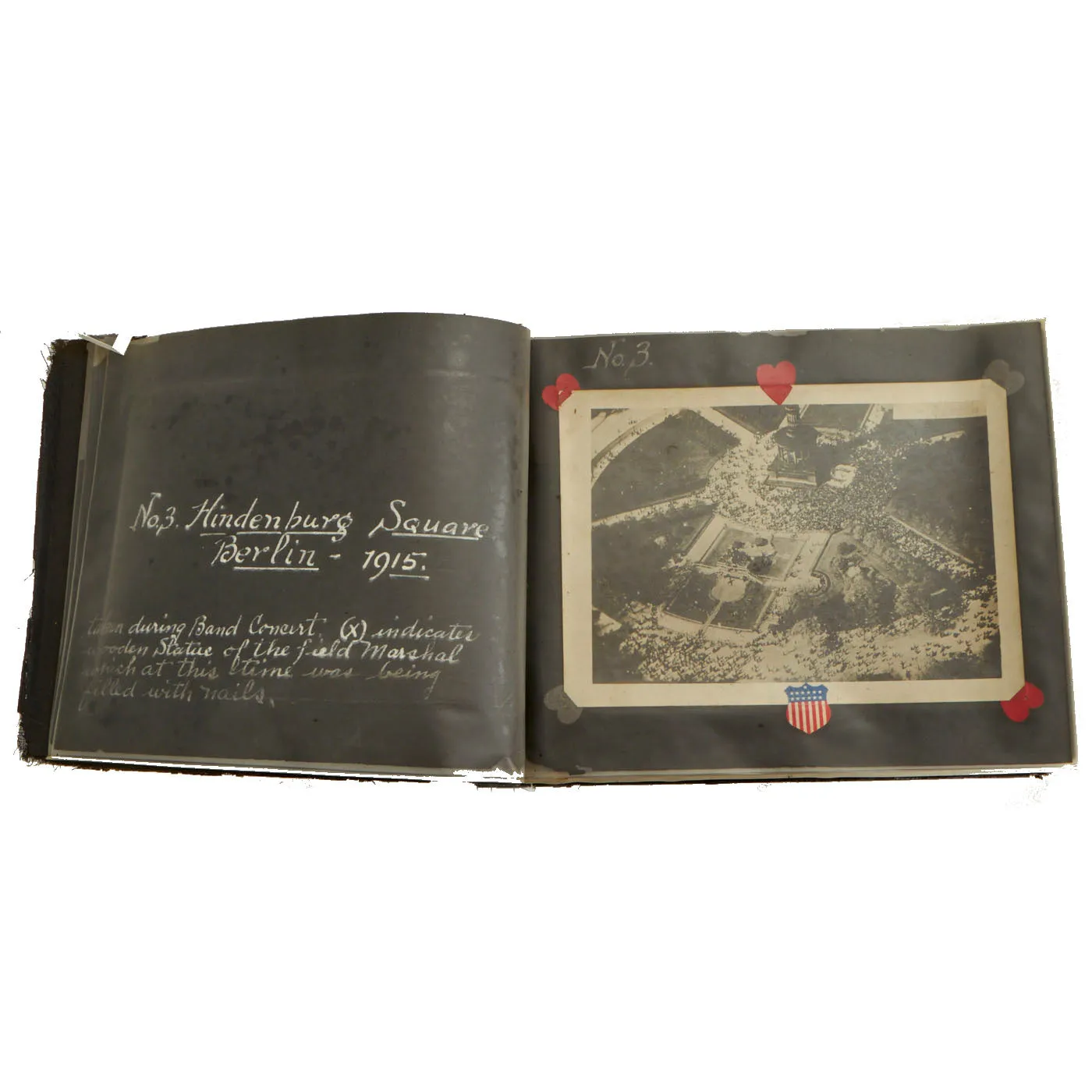 Original German WWI Photo Album Captured By US Army 4th Engineer Battalion During The Meuse-Argonne Offensive