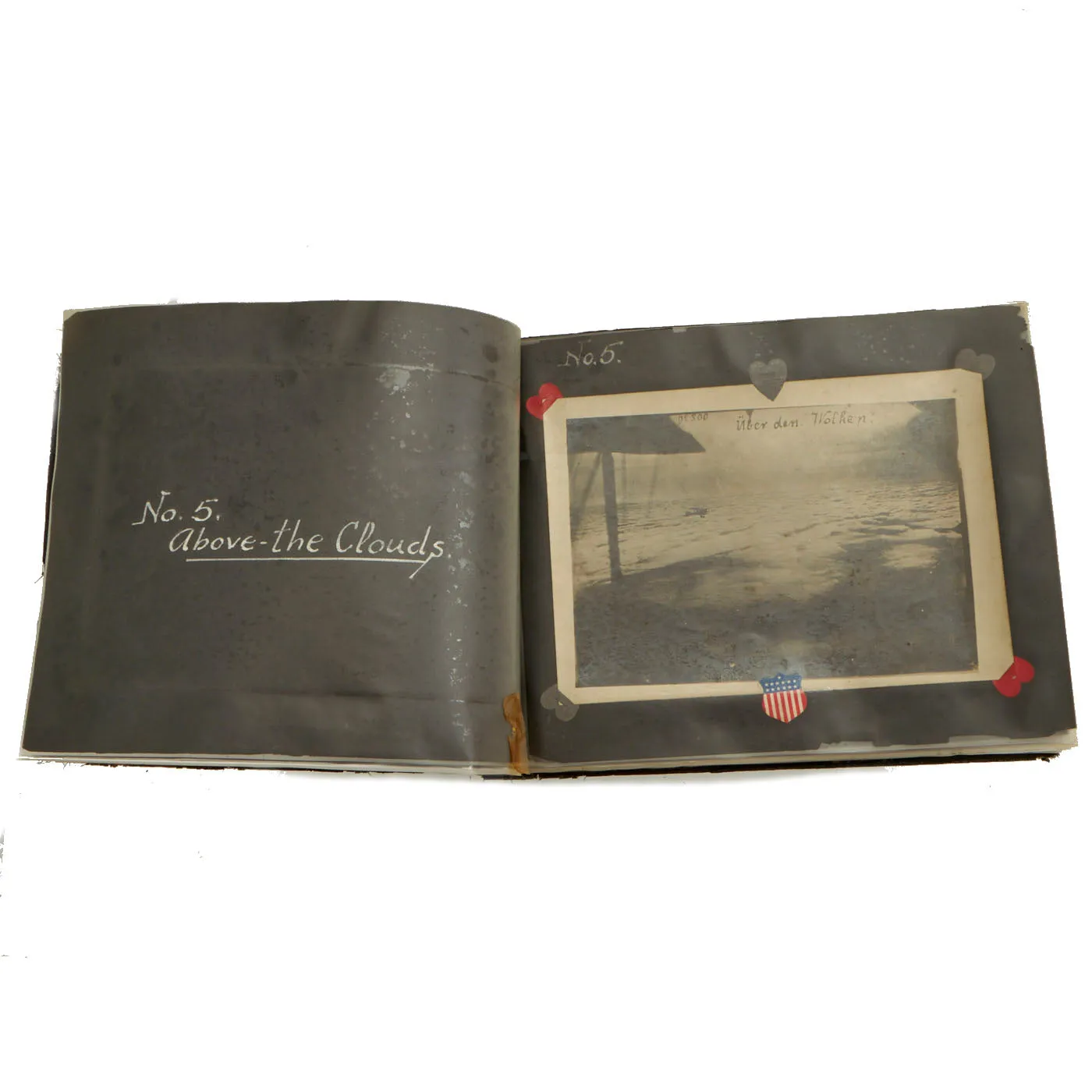 Original German WWI Photo Album Captured By US Army 4th Engineer Battalion During The Meuse-Argonne Offensive