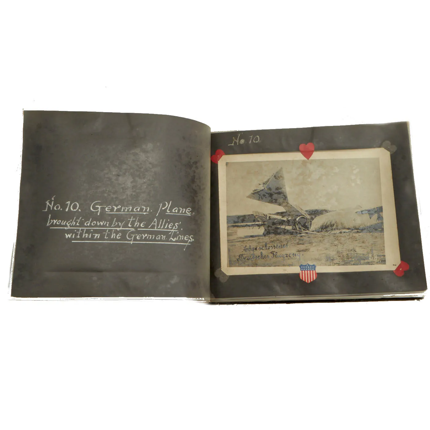 Original German WWI Photo Album Captured By US Army 4th Engineer Battalion During The Meuse-Argonne Offensive