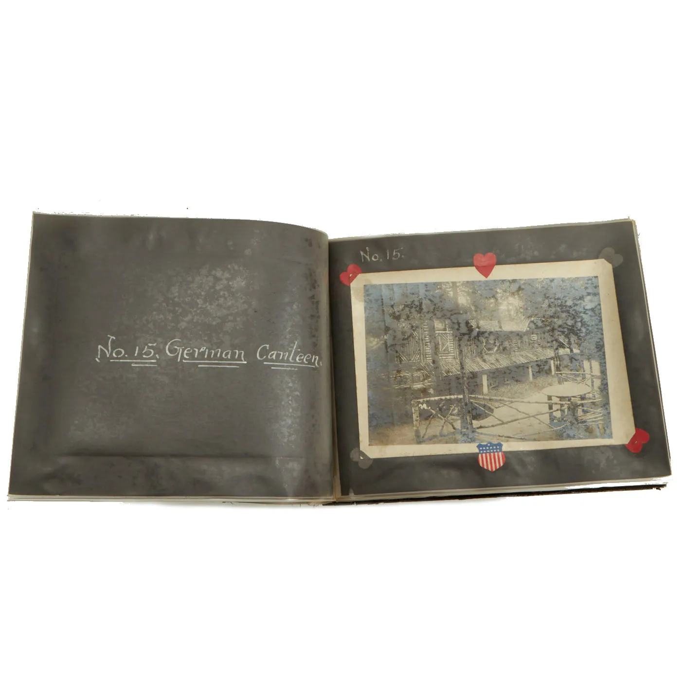 Original German WWI Photo Album Captured By US Army 4th Engineer Battalion During The Meuse-Argonne Offensive