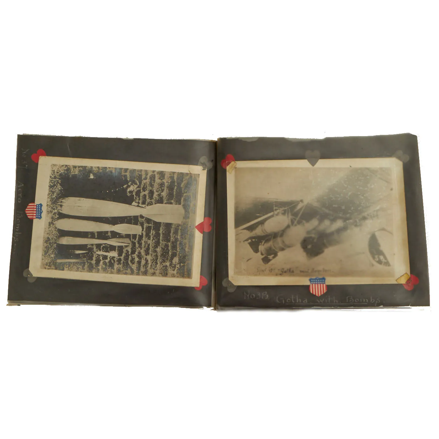 Original German WWI Photo Album Captured By US Army 4th Engineer Battalion During The Meuse-Argonne Offensive