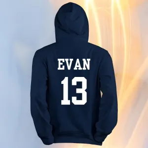 Personalized Name and Number Unisex Hoodies