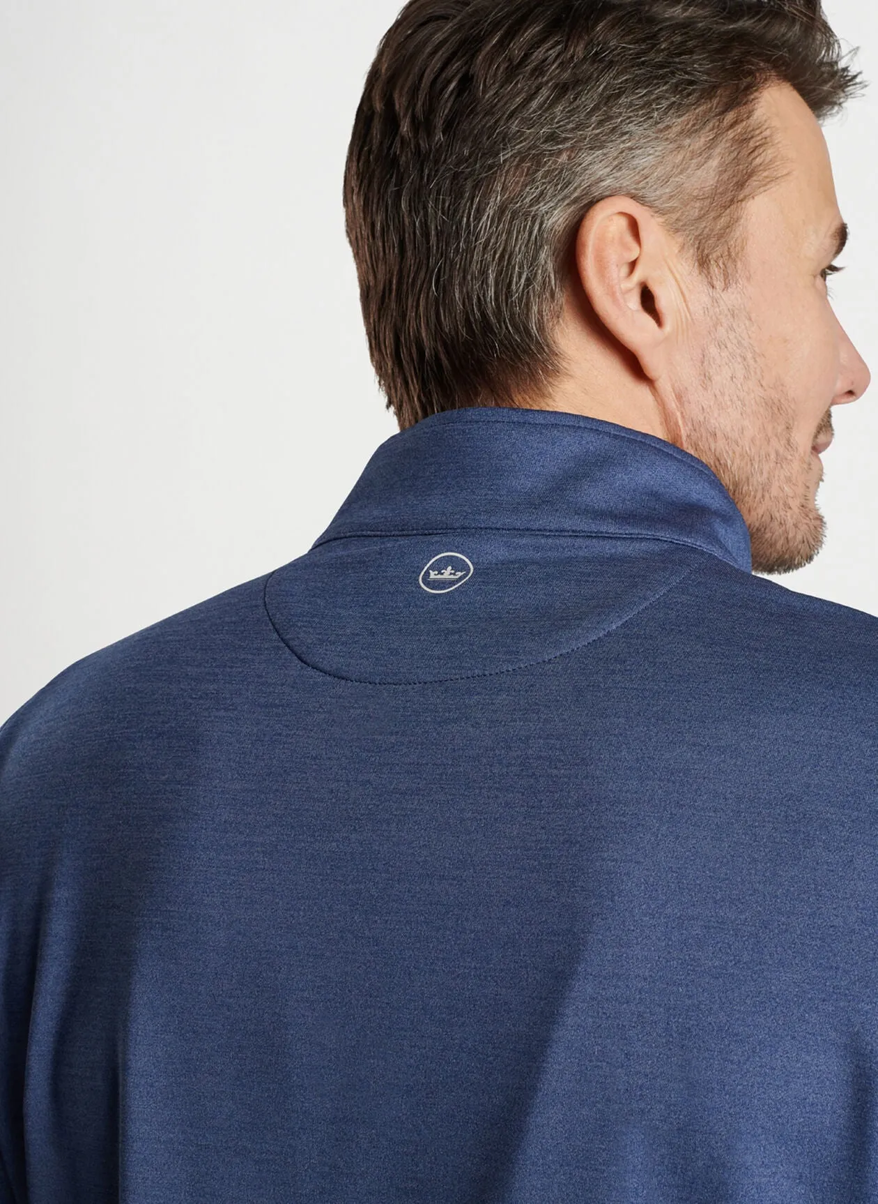 Peter Millar Perth Performance Melange Quarter-Zip