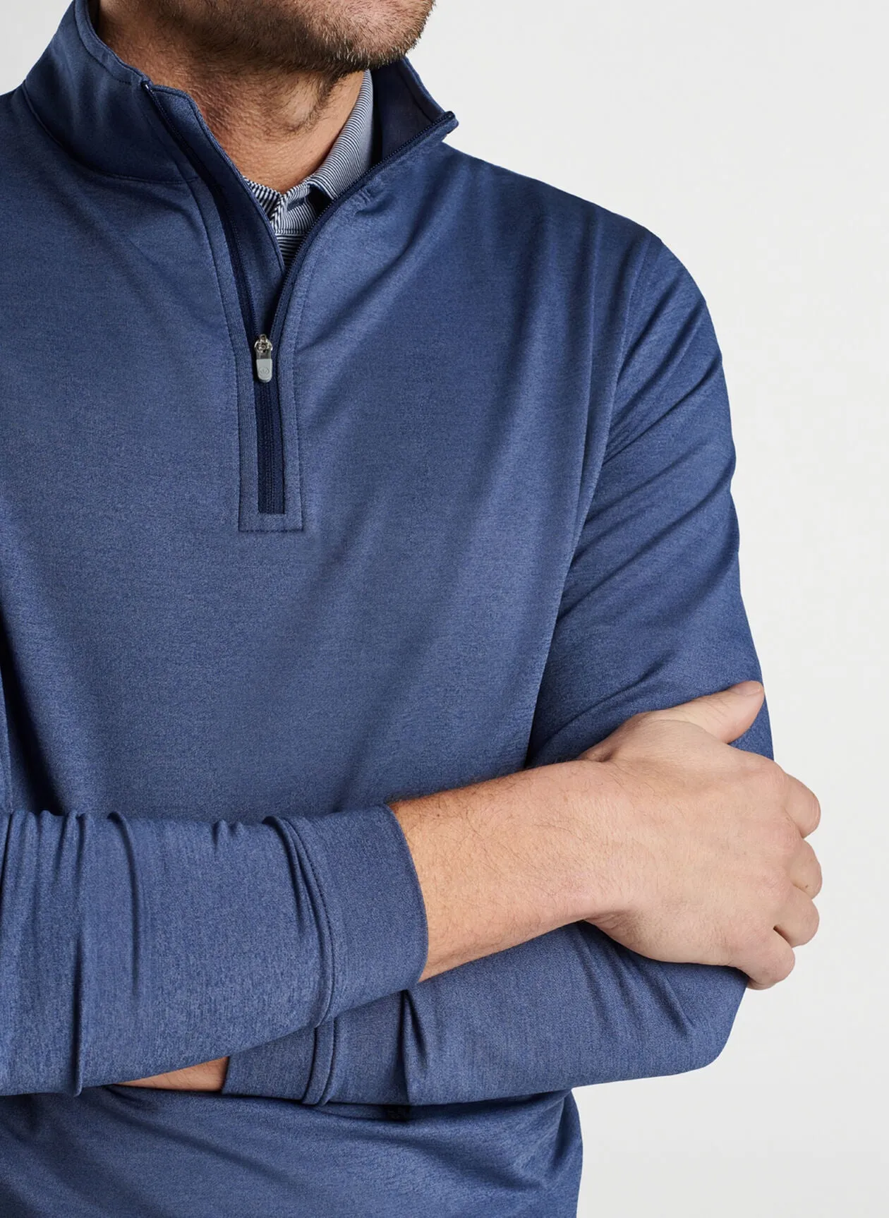 Peter Millar Perth Performance Melange Quarter-Zip