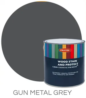 Protek Wood Stain & Protect - Gun Metal Grey