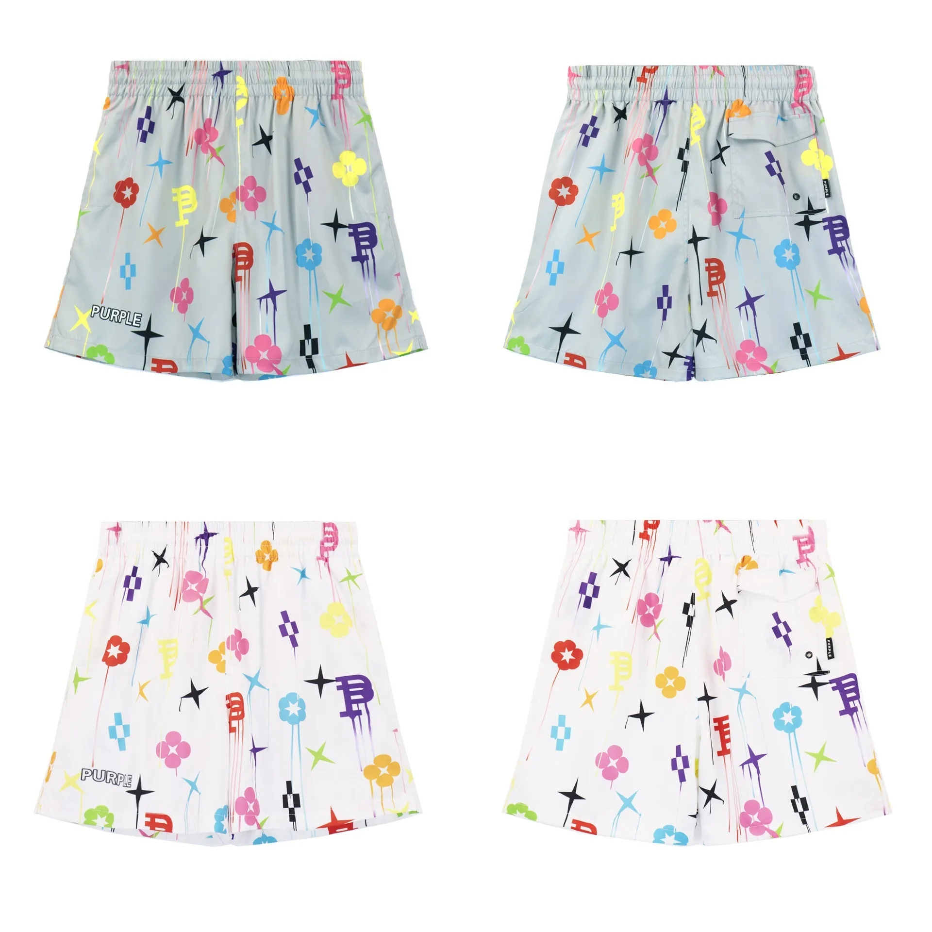 Purple Brand Shorts Printed Casual Shorts