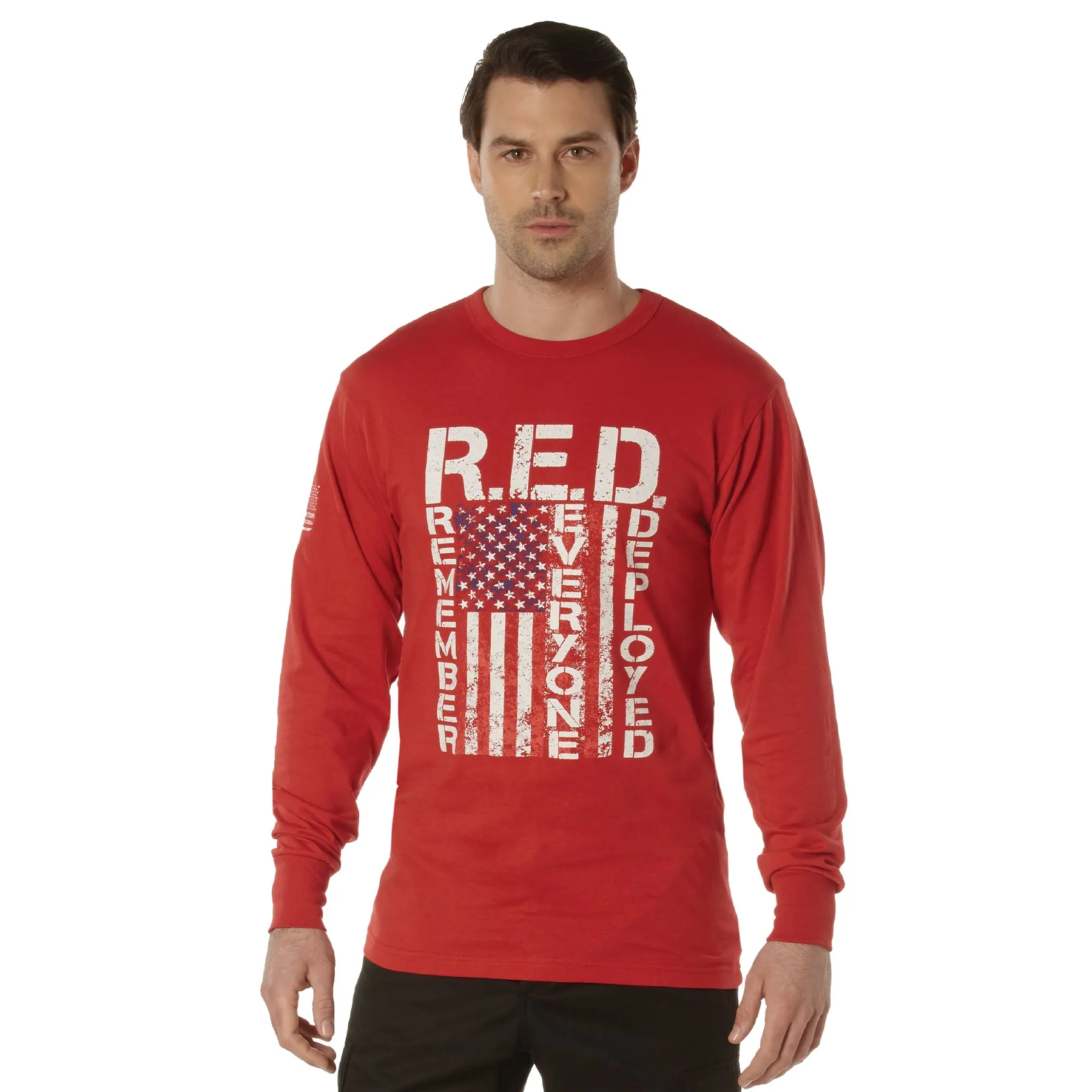 RED Athletic Fit Long Sleeve Shirts