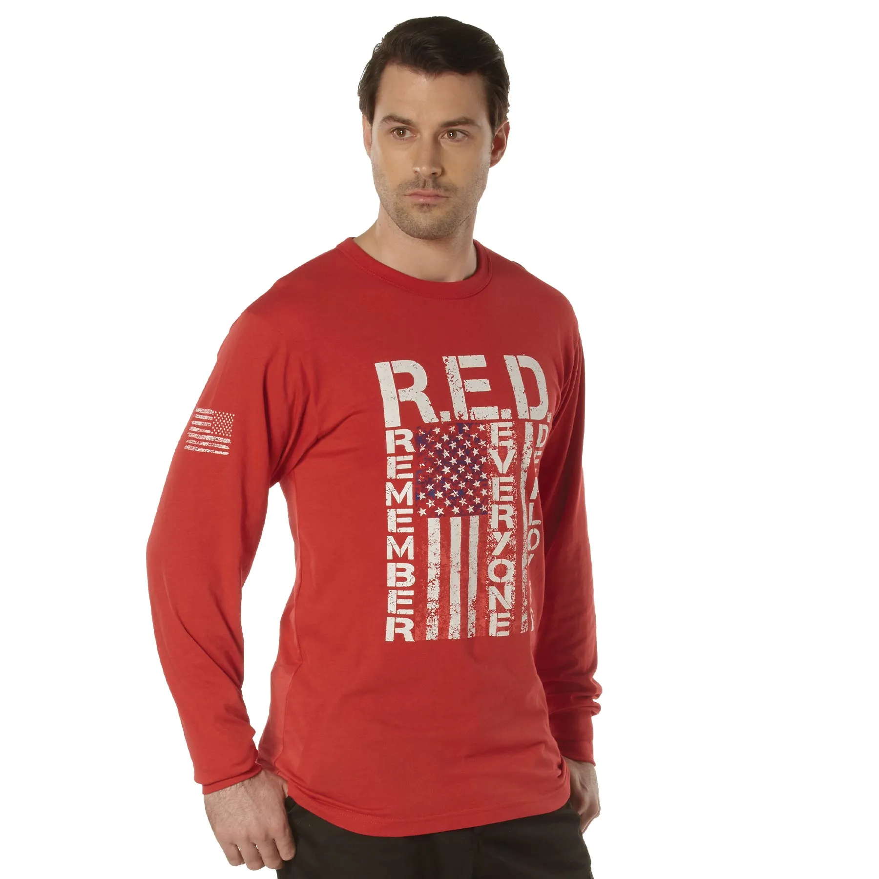 RED Athletic Fit Long Sleeve Shirts