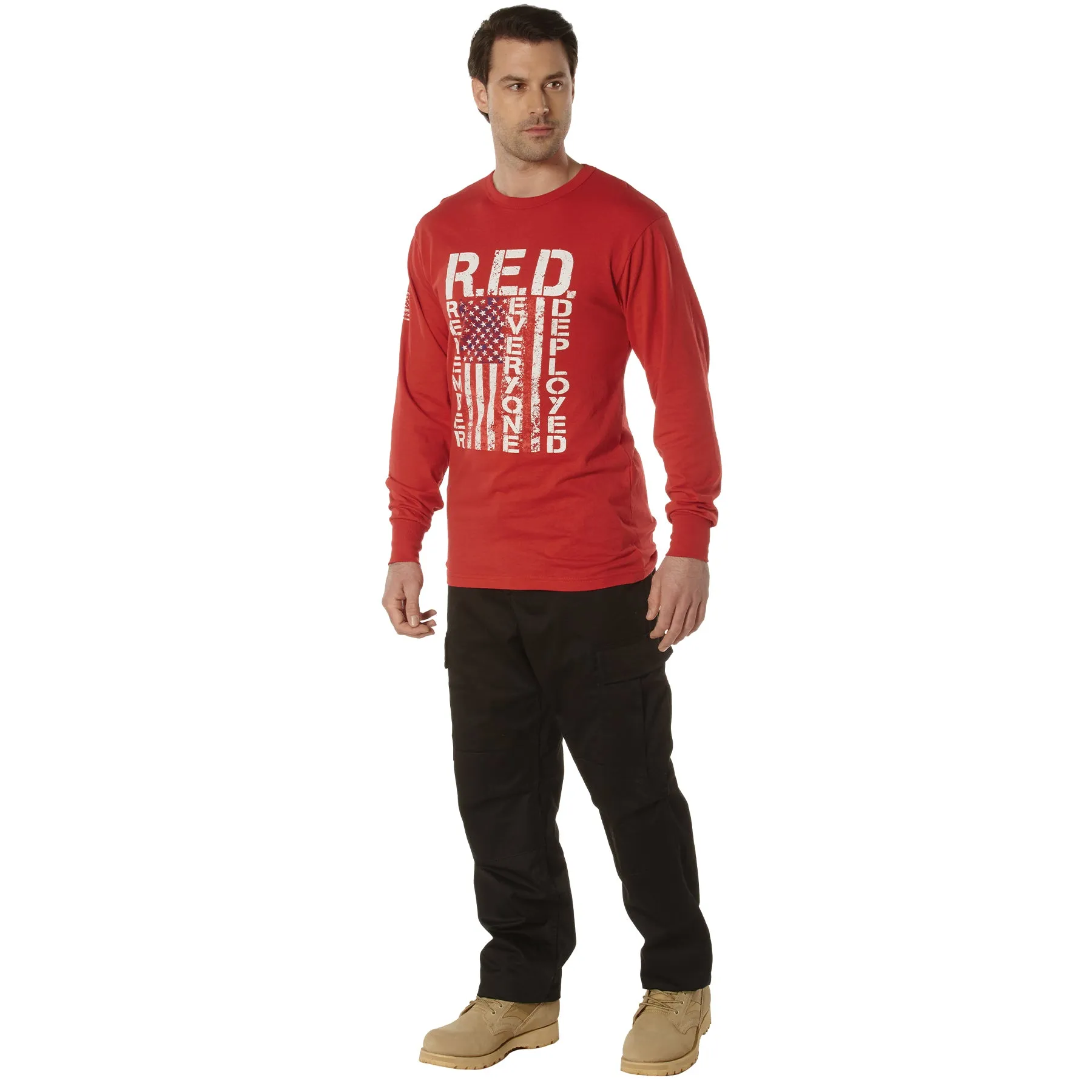 RED Athletic Fit Long Sleeve Shirts