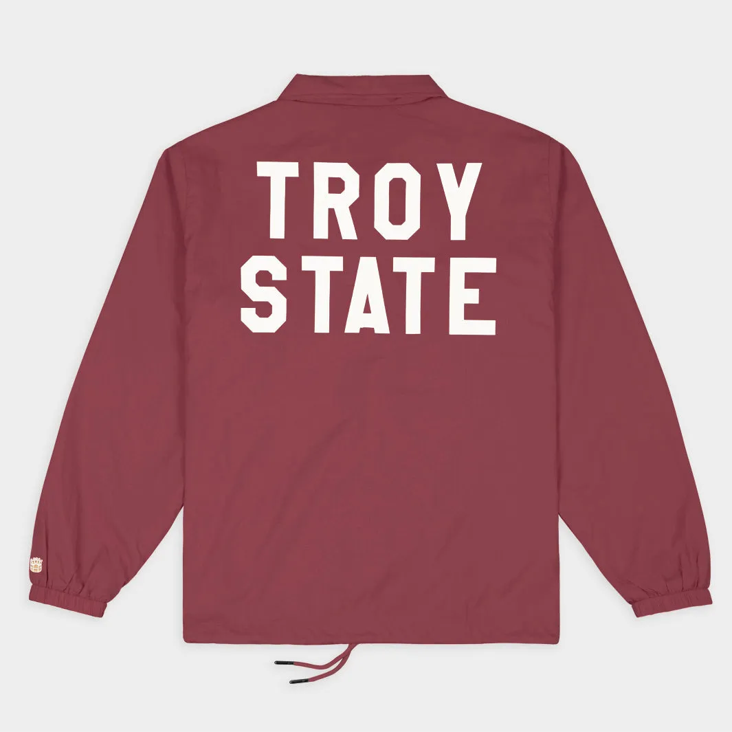 Retro Troy State Trojans Football Coaches Jacket