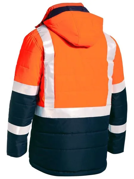 Taped Hi Vis Puffer Jacket - BJ6929HT