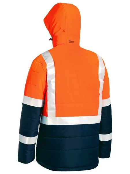 Taped Hi Vis Puffer Jacket - BJ6929HT