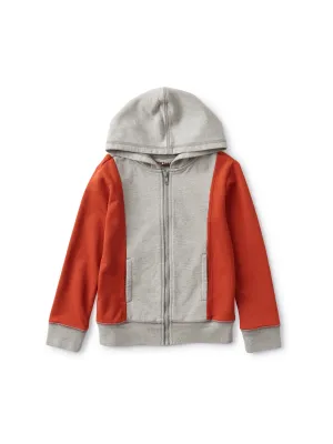 Tea Collection Colorblock Zip Hoodie