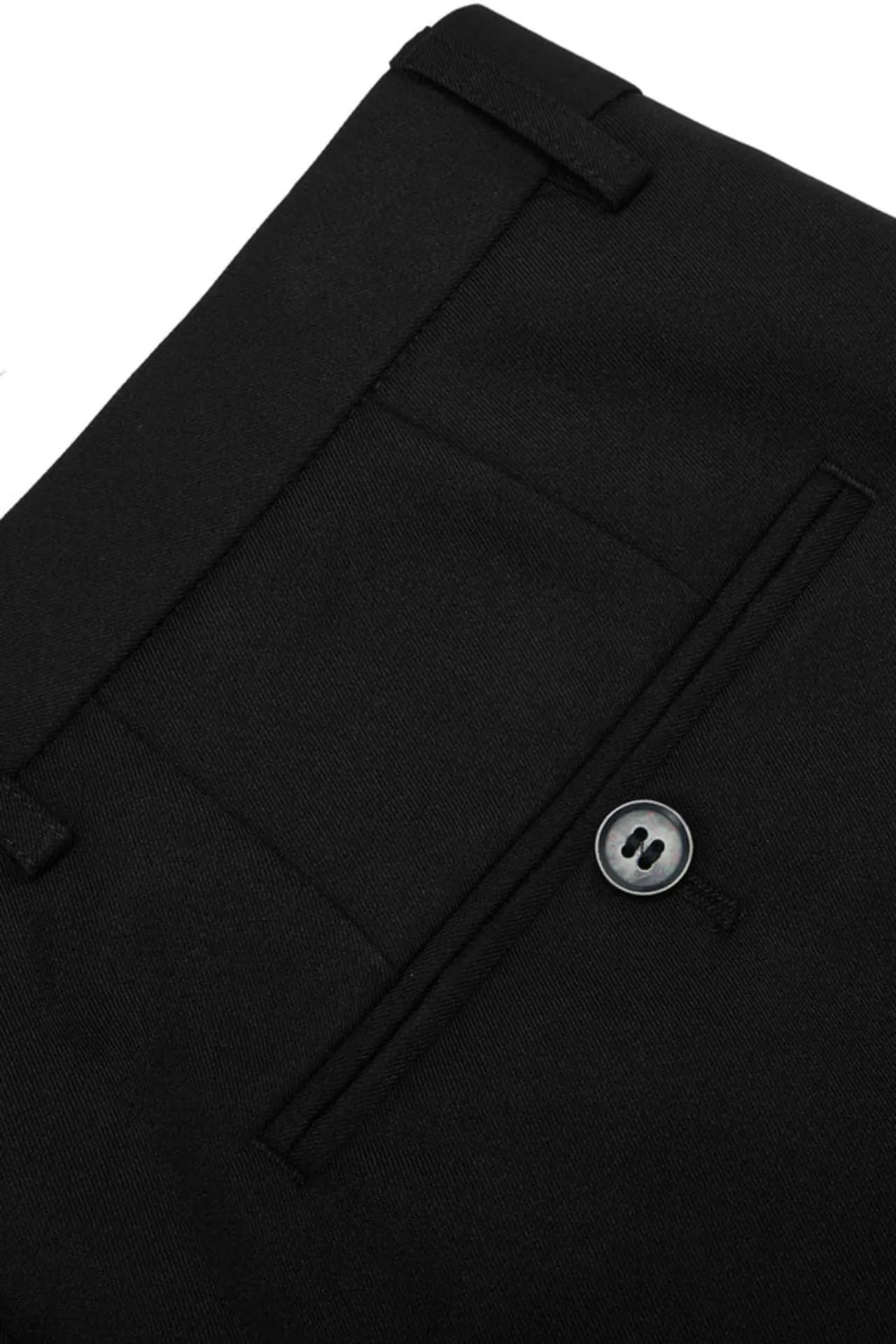 Teflon Regular Fit Twill Suit Pants