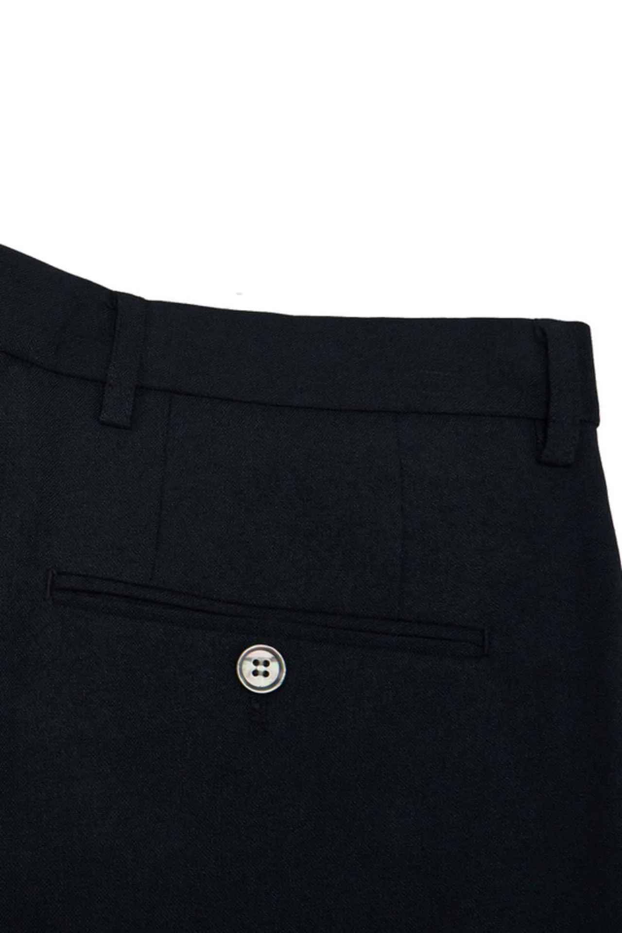 Teflon Regular Fit Twill Suit Pants