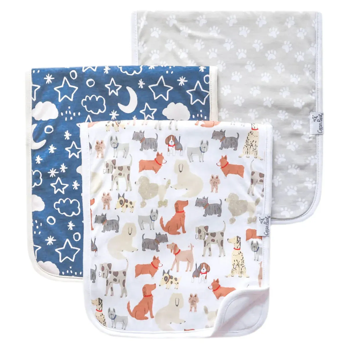 Three Burp Cloths