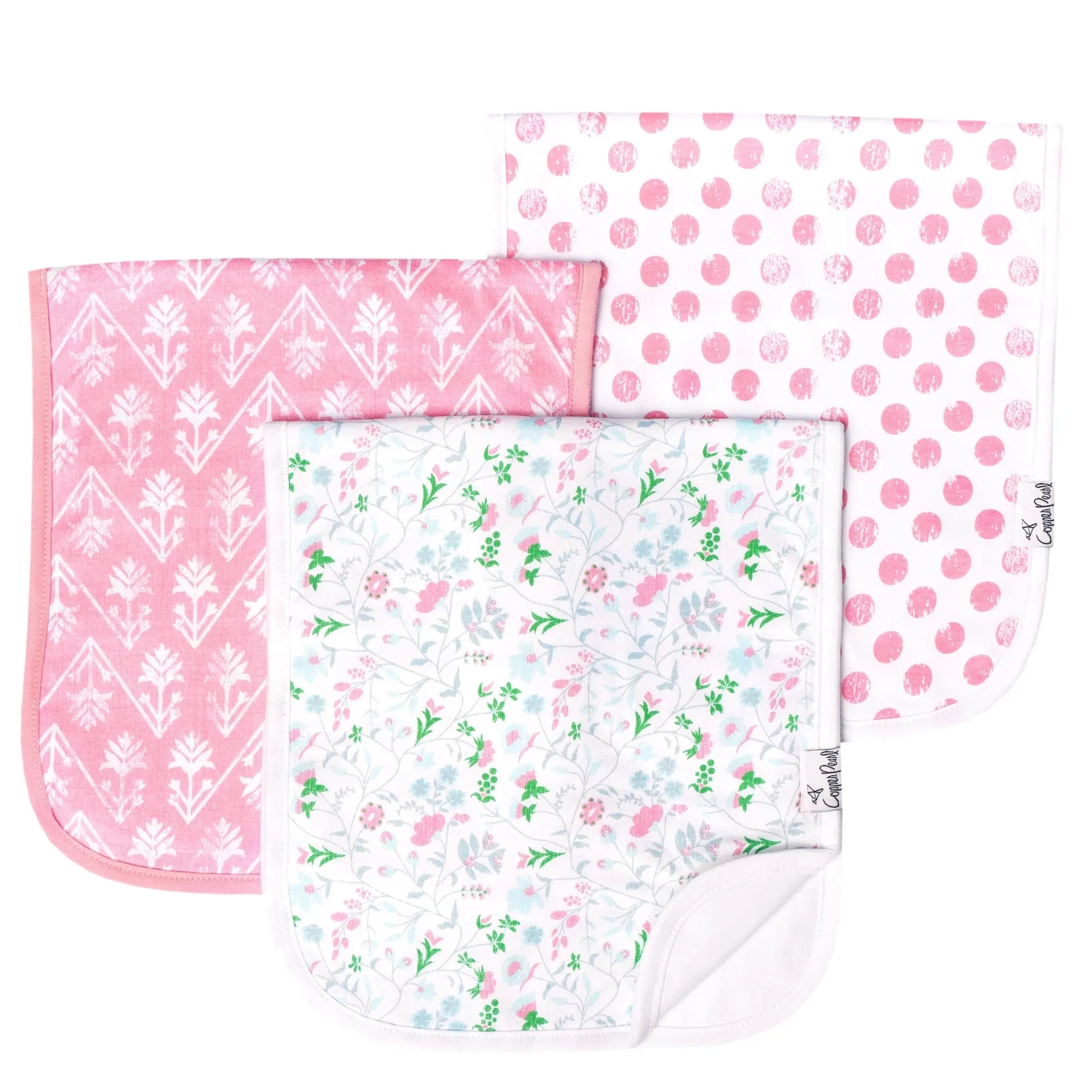 Three Burp Cloths