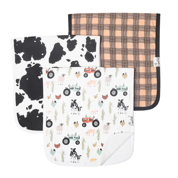 Three Burp Cloths