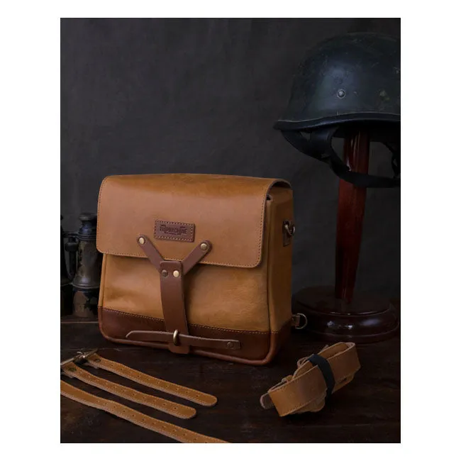 TRIP MACHINE MESSENGER BAG - TAN