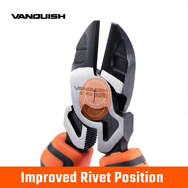 VANQUISH Premium | Heavy Duty | Professional High-Leverage Diamond Cut Pliers