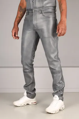 Washed Grey 5 Pocket Pants