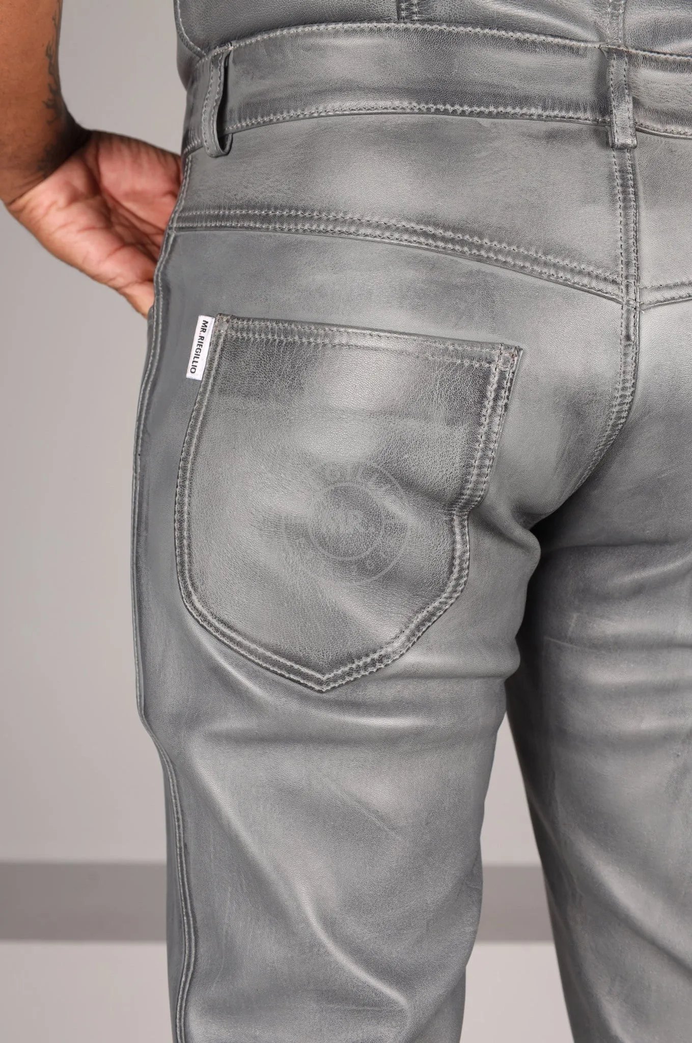 Washed Grey 5 Pocket Pants