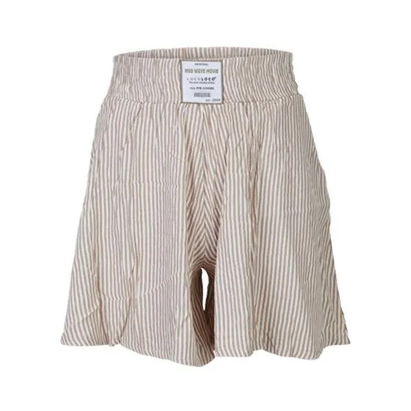 WHITE AND BROWN SHORT SET FOR GIRLS.