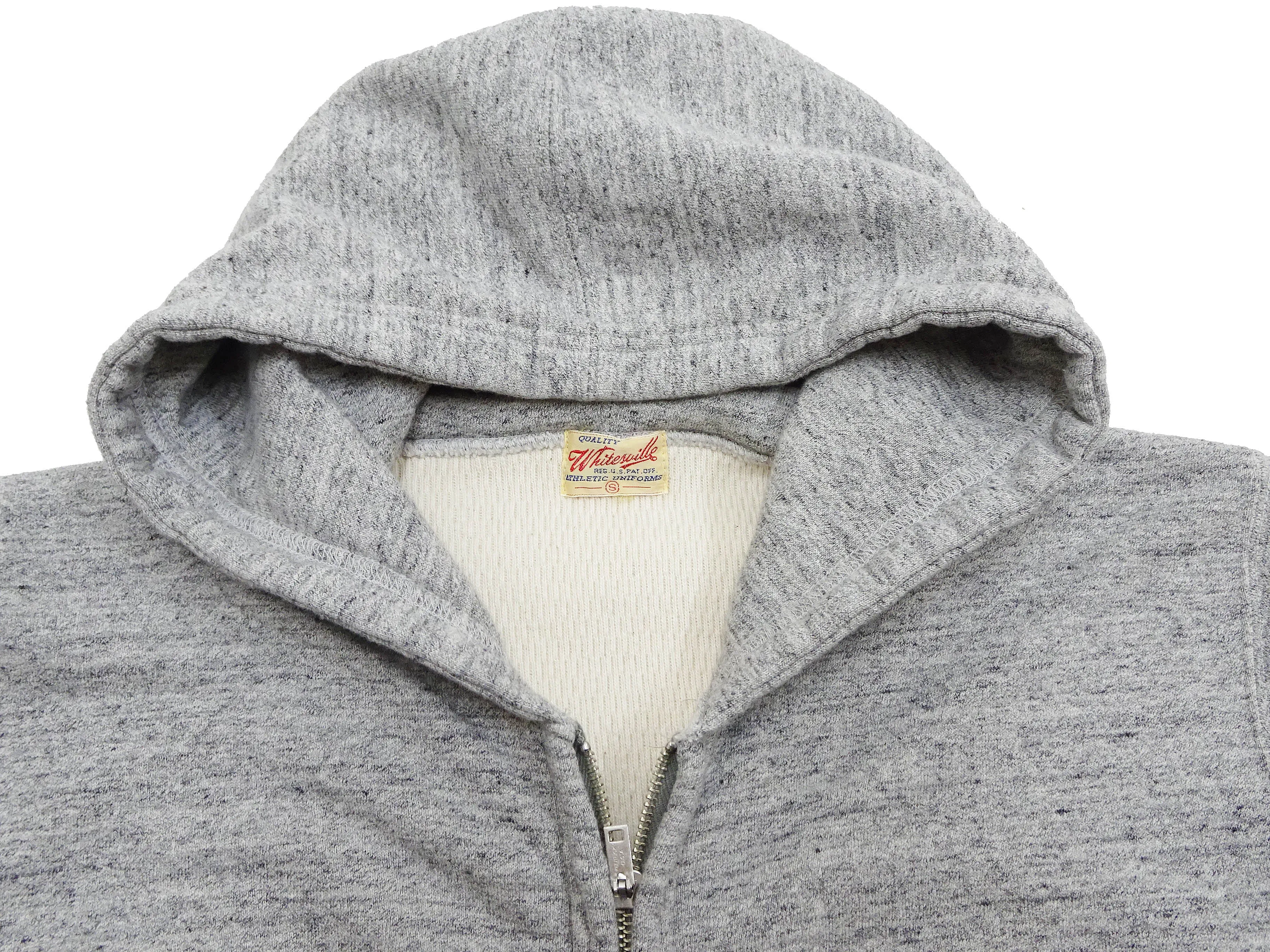 Whitesville Thermal Lined Hoodie Men's Heavy-Weight Plain Full Zip Hooded Sweatshirt WV69264 113 Heather Gray