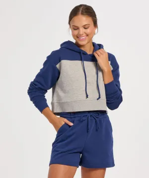 Women's Cropped Fleece Hoodie