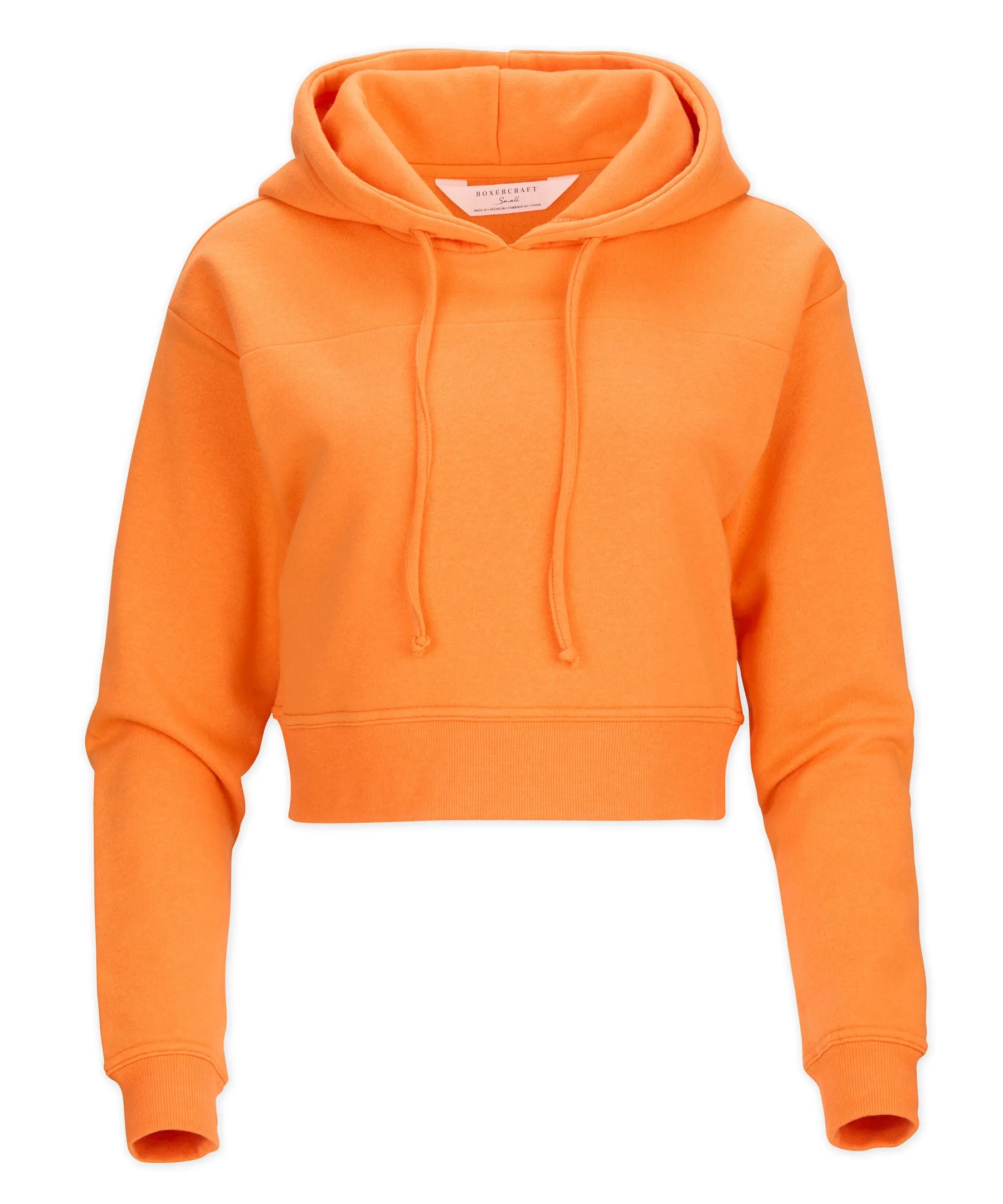 Women's Cropped Fleece Hoodie