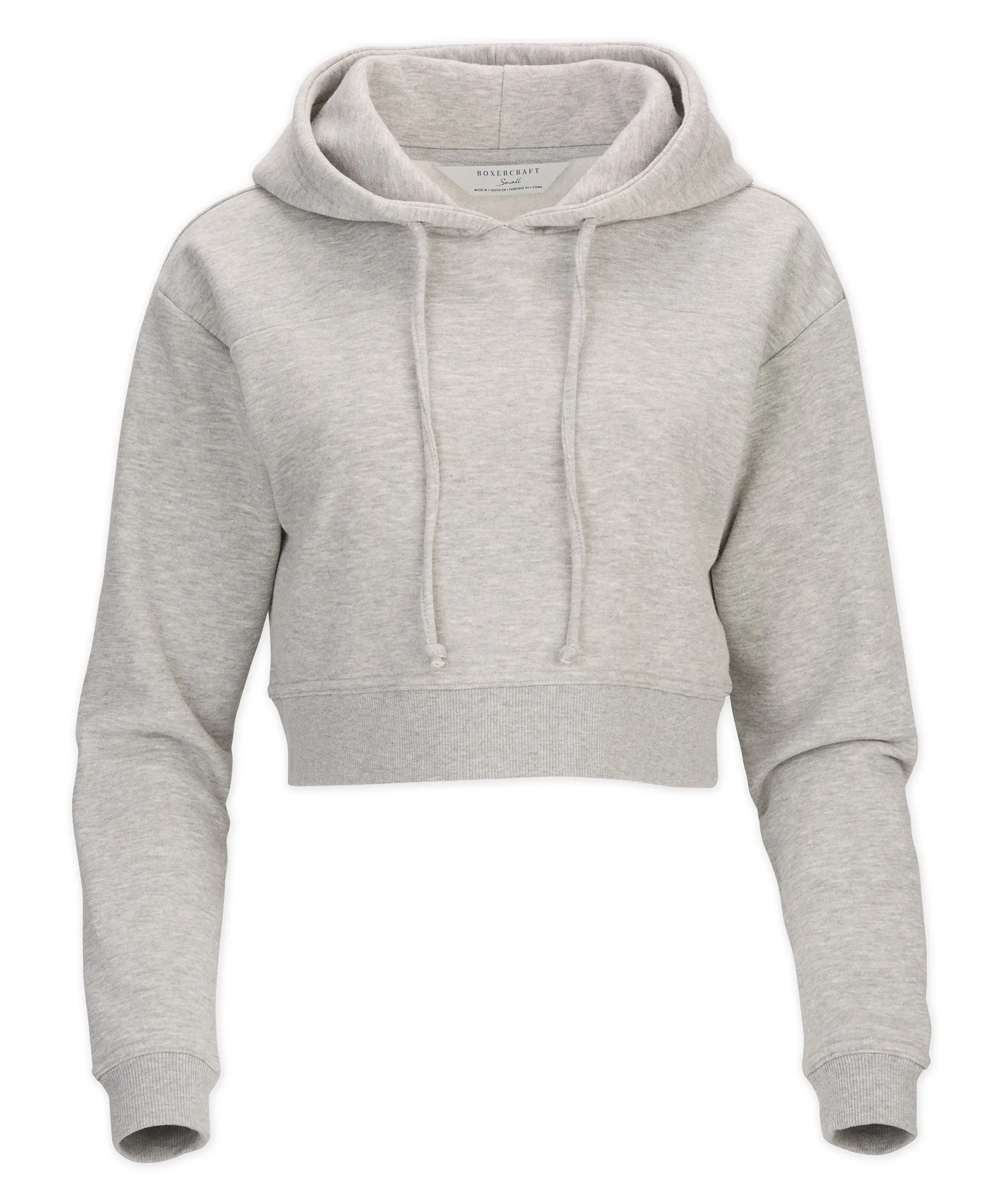 Women's Cropped Fleece Hoodie