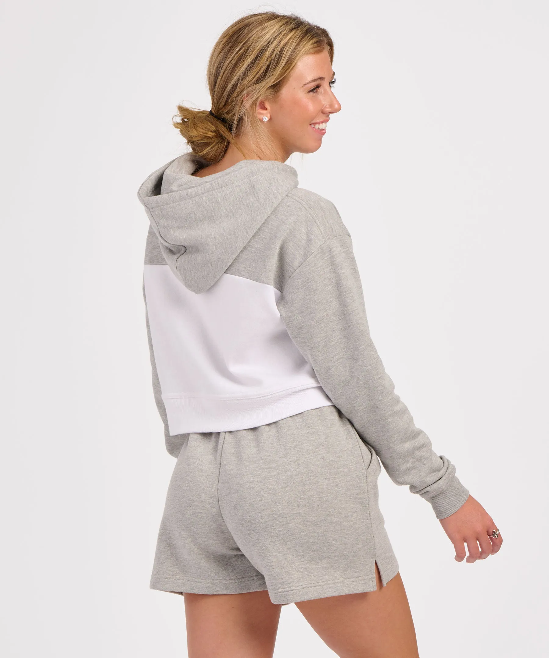 Women's Cropped Fleece Hoodie