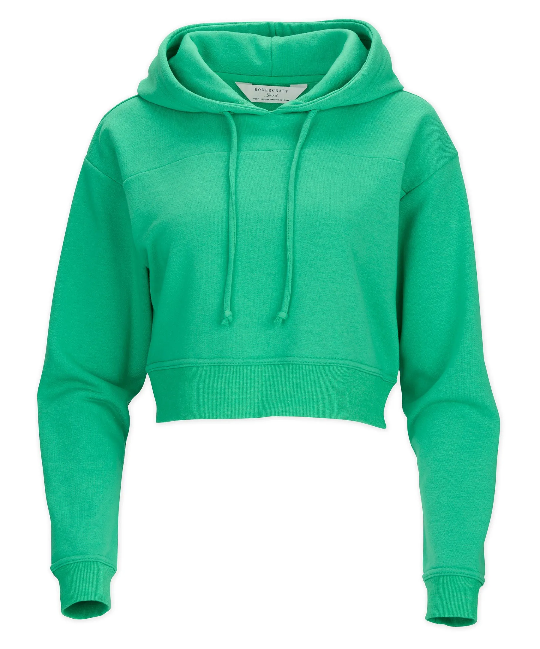 Women's Cropped Fleece Hoodie